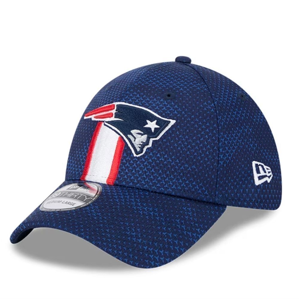 NWT Men's New England Patriots New Era Navy 2024 Sideline 39THIRTY Flex Hat